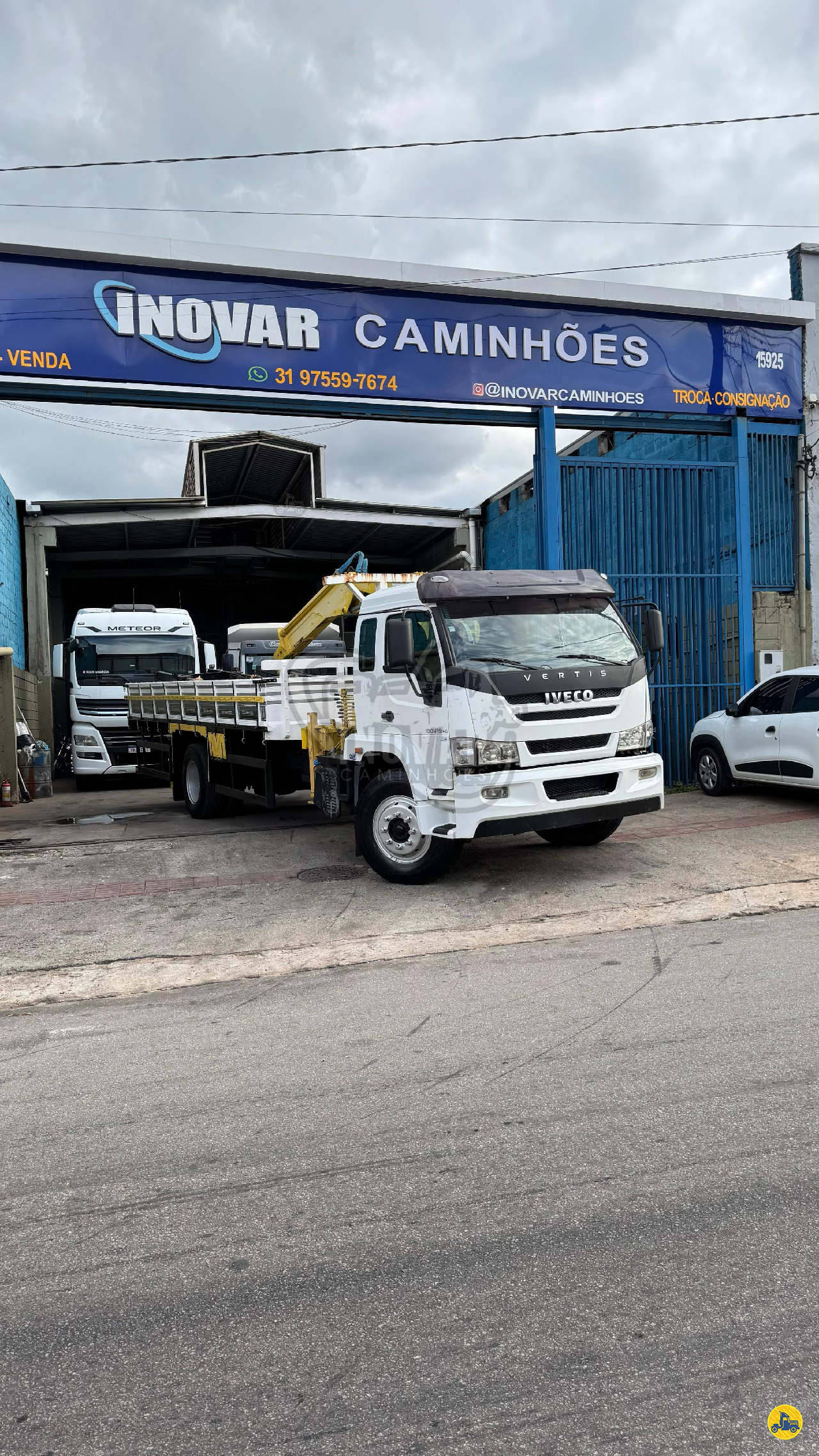 CAMINHAO IVECO VERTIS HD130V19 Munck Toco 4x2 Inovar Caminhões CONTAGEM MINAS GERAIS MG